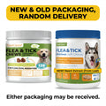 OURCARES Bites Prevention Chews for Dogs Natural Chicken Flavor 120 Count Plant-Based with Probiotics Coconut Oil Flaxseed & Fish Oil for All Breeds-New & OLD PACKAGING,RANDOM DELIVERY