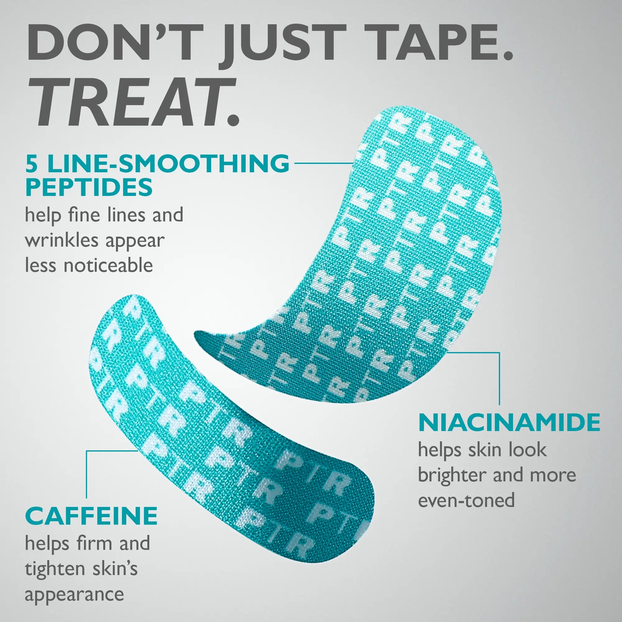 Peter Thomas Roth Peptide Skinjection Peptide Infused Face + Eye Tape, Improve Look of Fine Lines and Wrinkles