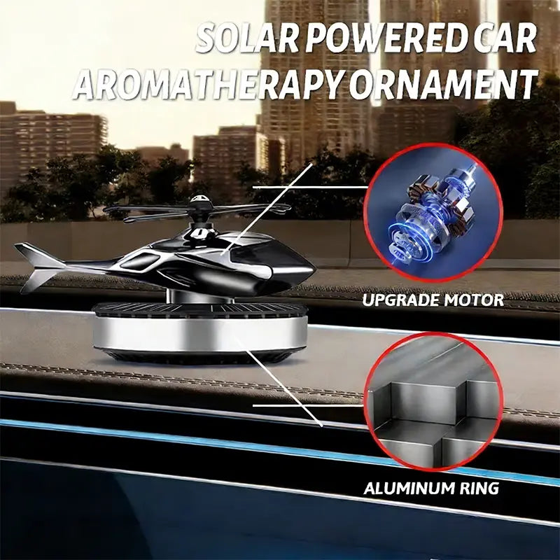 Car Air Freshener - Solar-Powered Car Decor, In-Car Air Freshener, Car Fragrance Decoration, Suitable for Rvs, Suvs, Small Cars, Trucks, Valentine'S Day Gift, Creative Car Accessories
