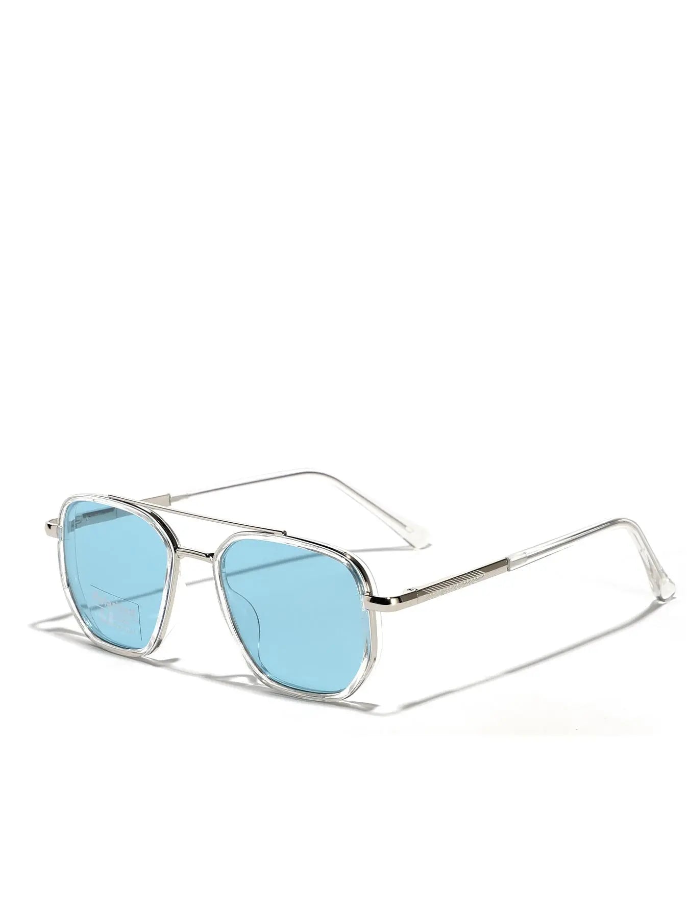 Summer 2025 Simple Polarized Shades Sunglasses for Everyday Use, Summer Geometric Frame Double Beam Fashion Sunglasses, Travel Accessories, National Day Offers
