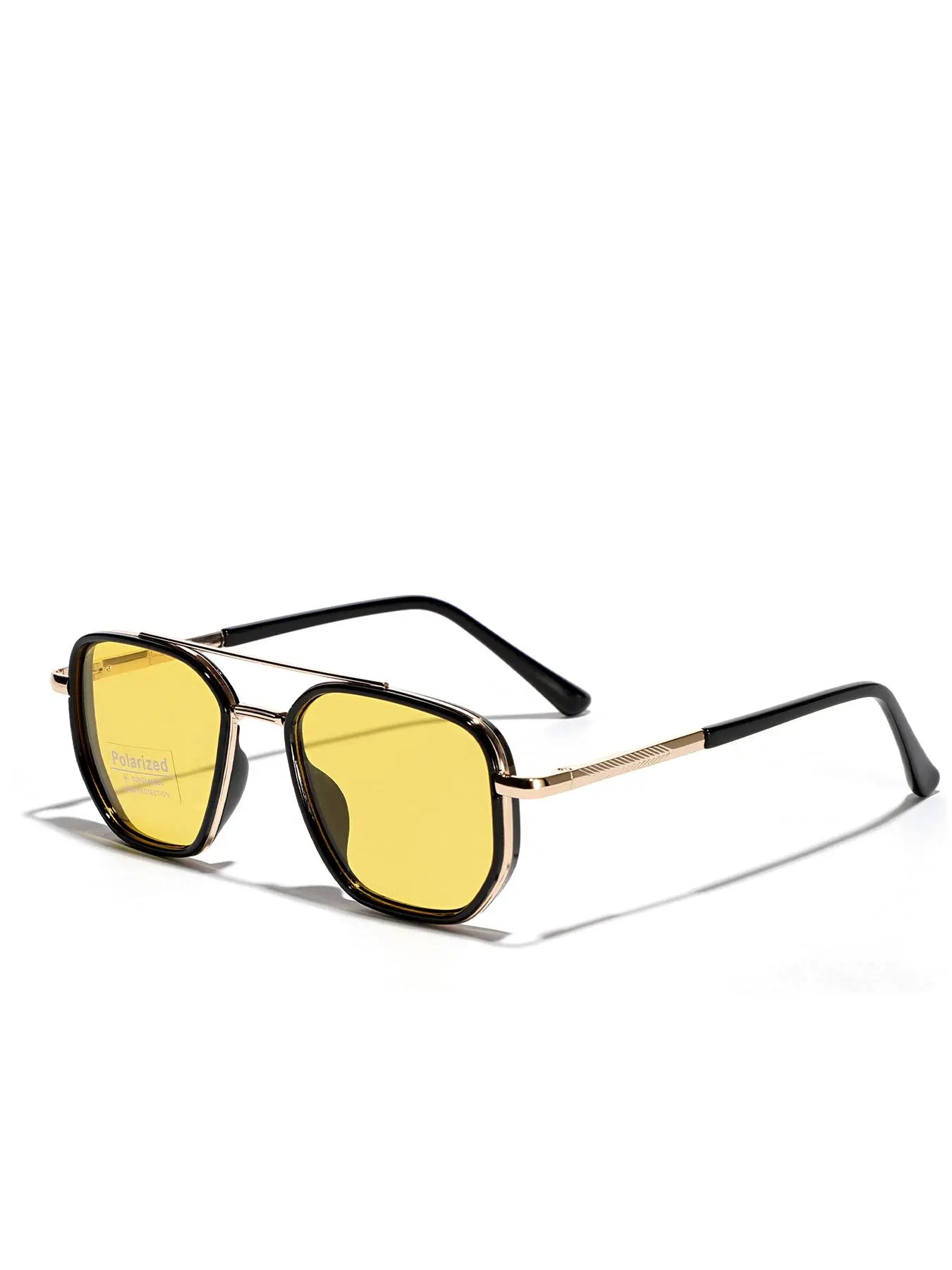 Summer 2025 Simple Polarized Shades Sunglasses for Everyday Use, Summer Geometric Frame Double Beam Fashion Sunglasses, Travel Accessories, National Day Offers