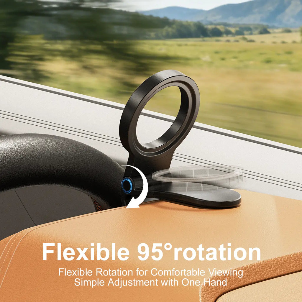 Magnetic Car Phone Mount, Hands Free Cell Phone Holder Clip Car Accessories Fit Iphone 17 16 15 14 13 12 Pro plus Max 95° Adjustable Car Phone Holder for Magsafe Phone Holders
