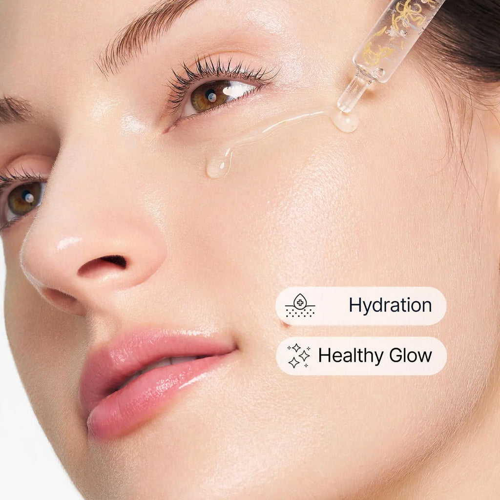 Deep Collagen Peptide Serum, Hydrating & Firming Face Ampoule for Smoother, Youthful Looking Skin