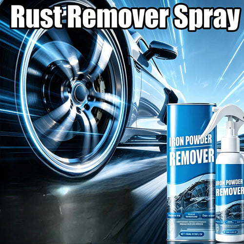Automotive Rust Remover Spray (120ML) - Fast-Acting Iron & Rust Cleaner for Wheels, Rims, Metal Surfaces - Car Detailing Products, Detailing Products Chemicals - Safe on Most Automotive Finishes, Cars, Motorcycles,Summervibes