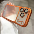 Frosted Electroplated PC Ultra-Thin Shockproof 16 Lens Protector Case for Iphone 11-17 Pro Max Phone Case,