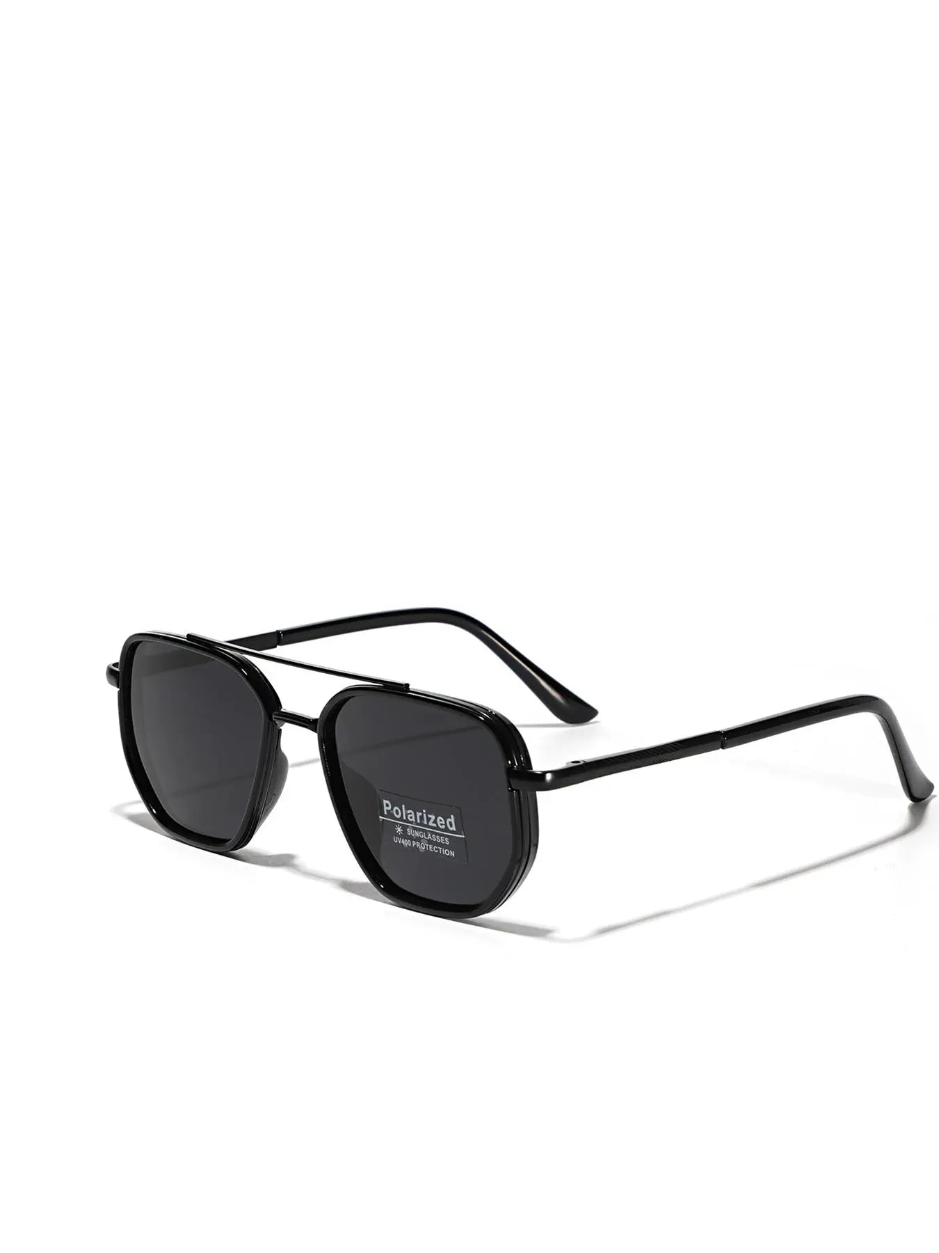 Summer 2025 Simple Polarized Shades Sunglasses for Everyday Use, Summer Geometric Frame Double Beam Fashion Sunglasses, Travel Accessories, National Day Offers