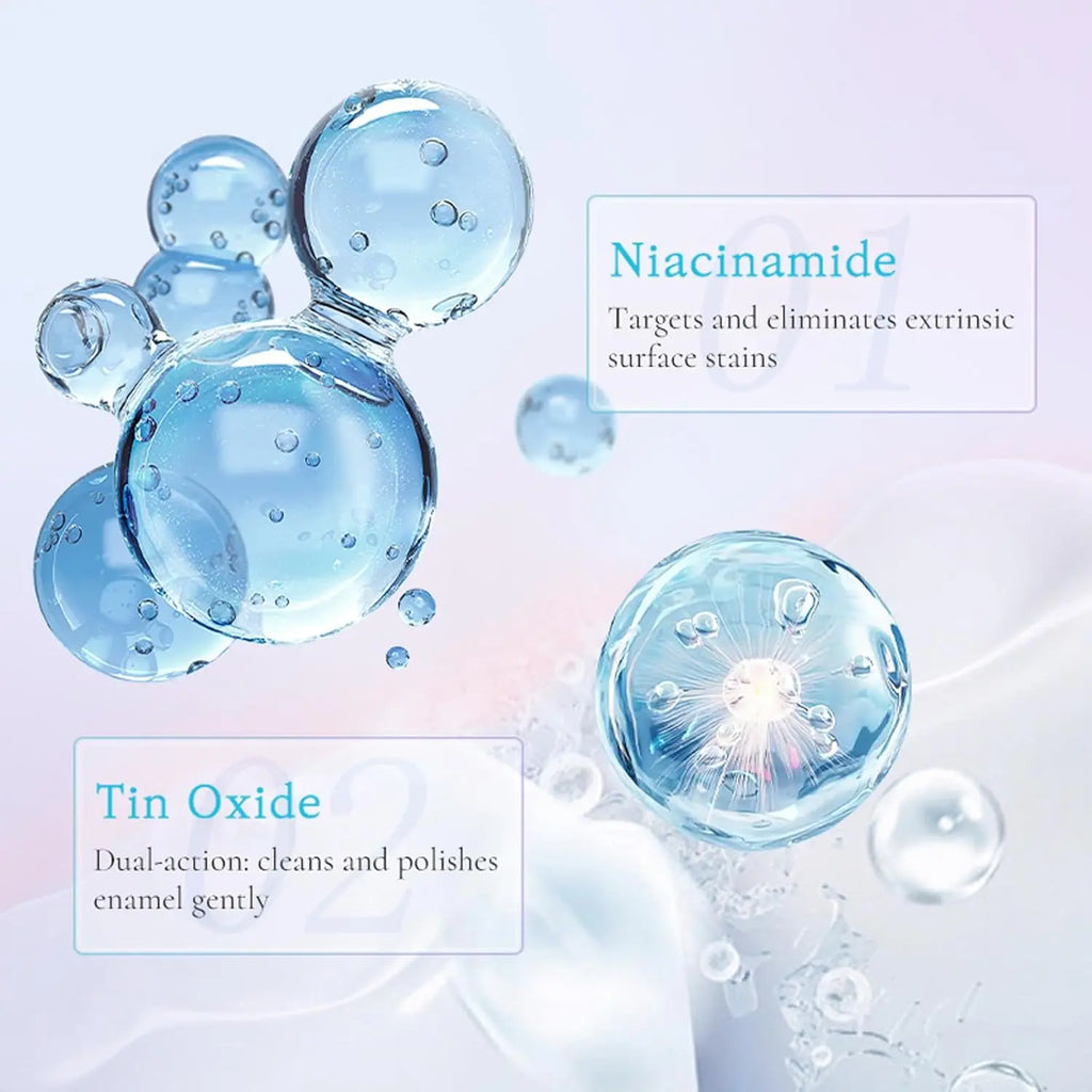 Fluoride Free Toothpaste,Niacinamide Ultra Whitening, Long-Lasting Freshness anti Plaque, Oral Health Management Teeth Whitening Solution