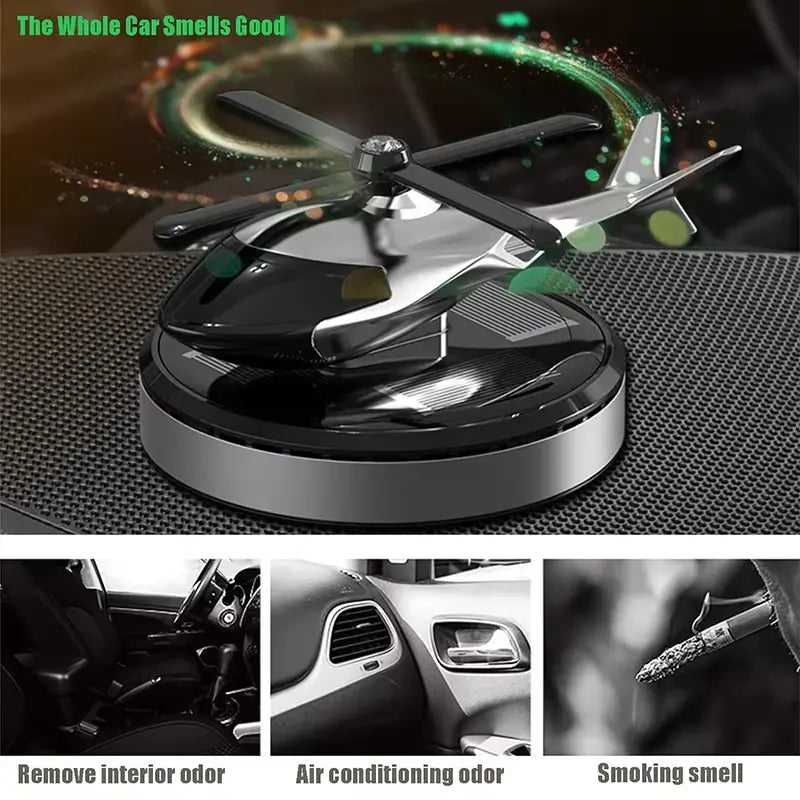 Car Air Freshener - Solar-Powered Car Decor, In-Car Air Freshener, Car Fragrance Decoration, Suitable for Rvs, Suvs, Small Cars, Trucks, Valentine'S Day Gift, Creative Car Accessories