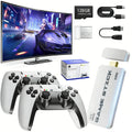 2026 New Retro Gaming Console, Retro Gaming Stick Pro Classic Game and 23 Game Emulators, Plug & Play 4K HDMI Output Game Console Stick with Dual 2.4G Controllers for Game Gifts (128GB)