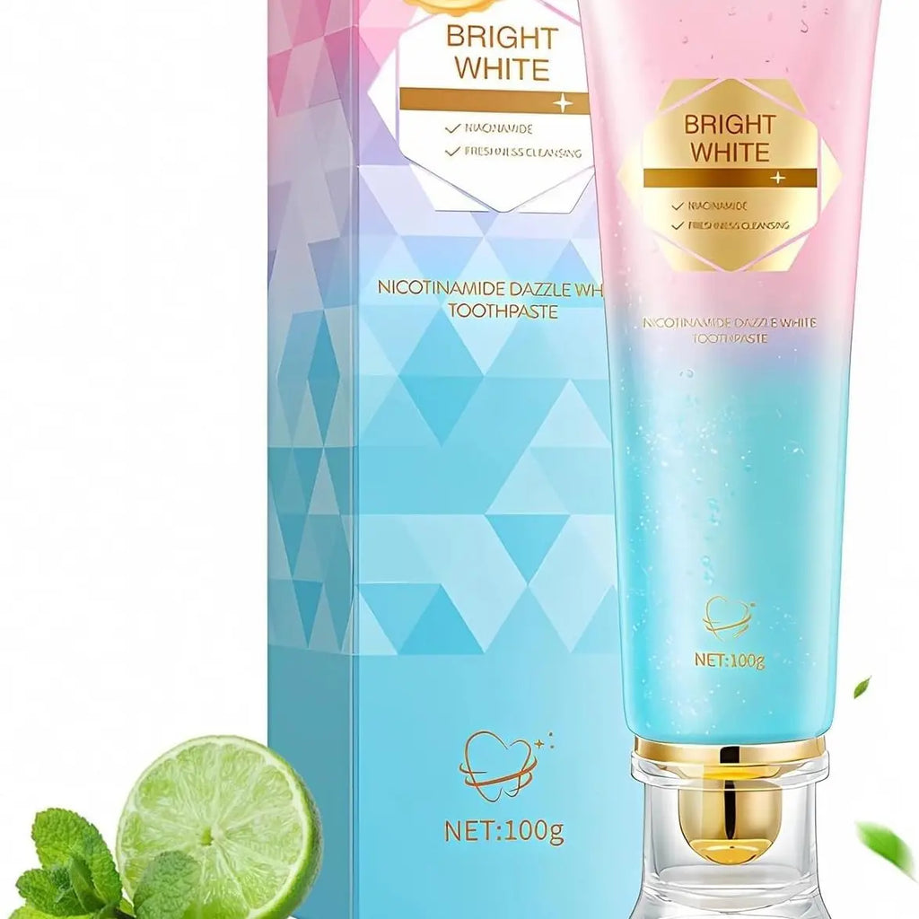 Fluoride Free Toothpaste,Niacinamide Ultra Whitening, Long-Lasting Freshness anti Plaque, Oral Health Management Teeth Whitening Solution