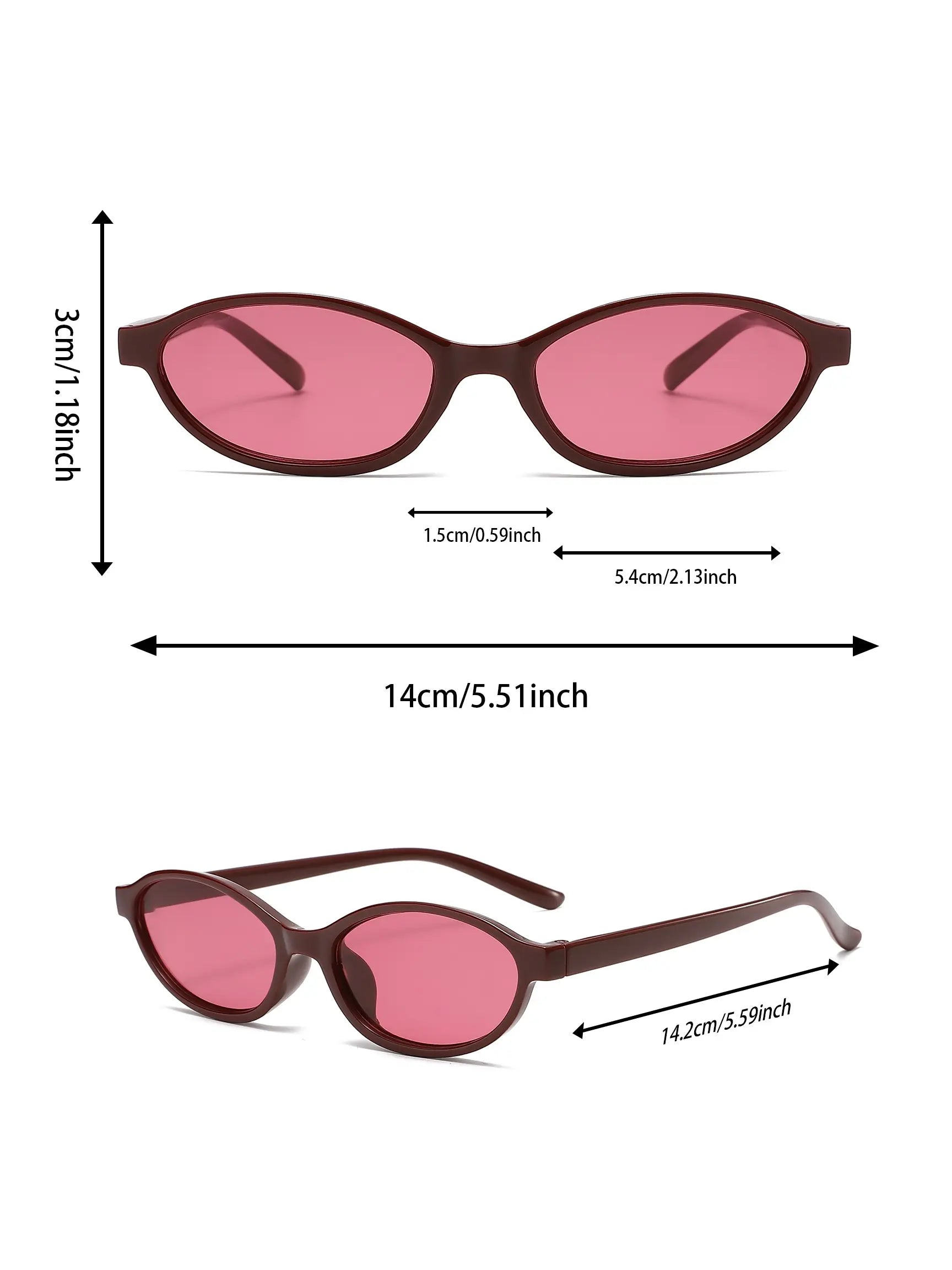8 Pairs Fashionable Women'S Multicolor Small Frame Tinted Lenses Sunglasses, Modern Minimalist Style, Ideal for Outdoor Activities, Dates, Beach