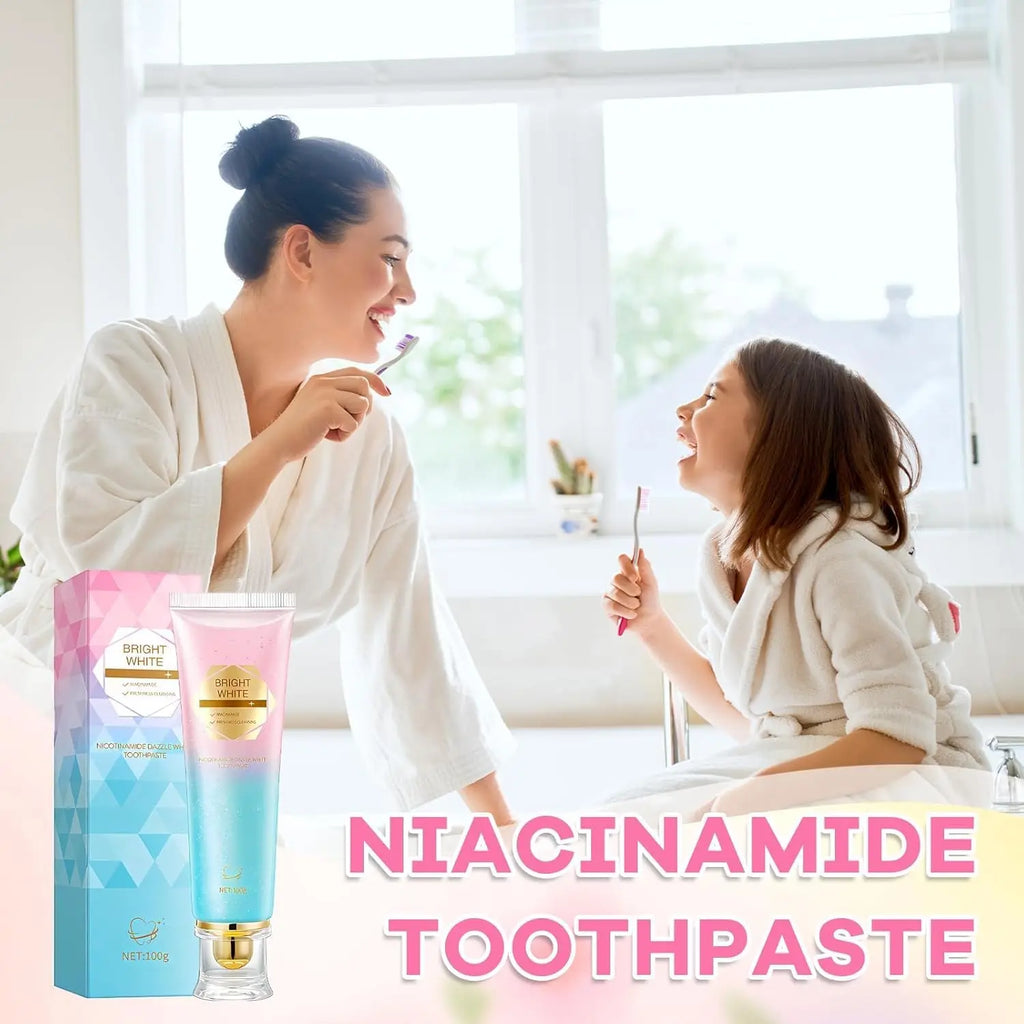 Fluoride Free Toothpaste,Niacinamide Ultra Whitening, Long-Lasting Freshness anti Plaque, Oral Health Management Teeth Whitening Solution