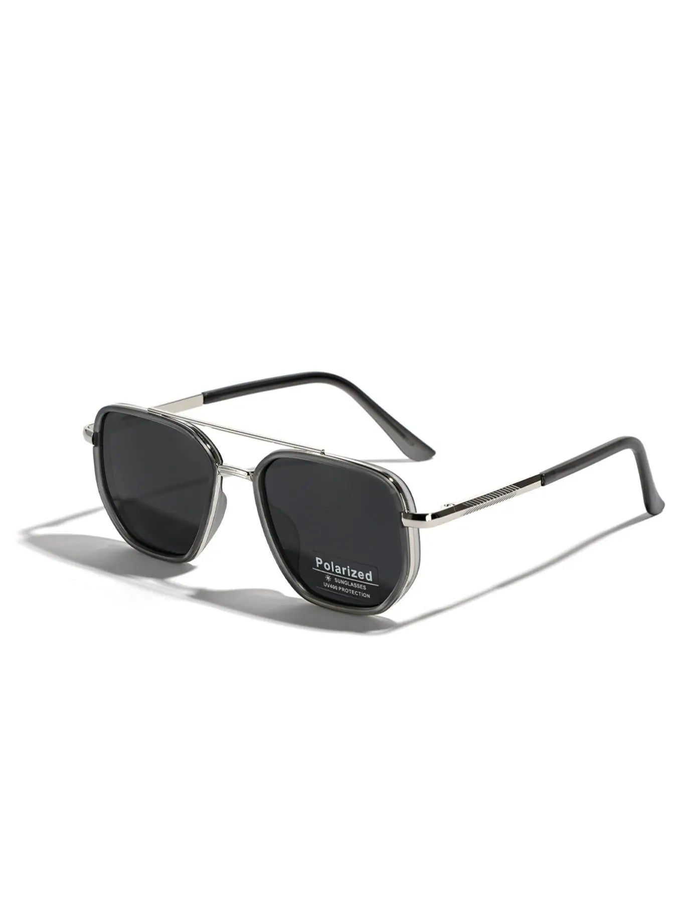 Summer 2025 Simple Polarized Shades Sunglasses for Everyday Use, Summer Geometric Frame Double Beam Fashion Sunglasses, Travel Accessories, National Day Offers