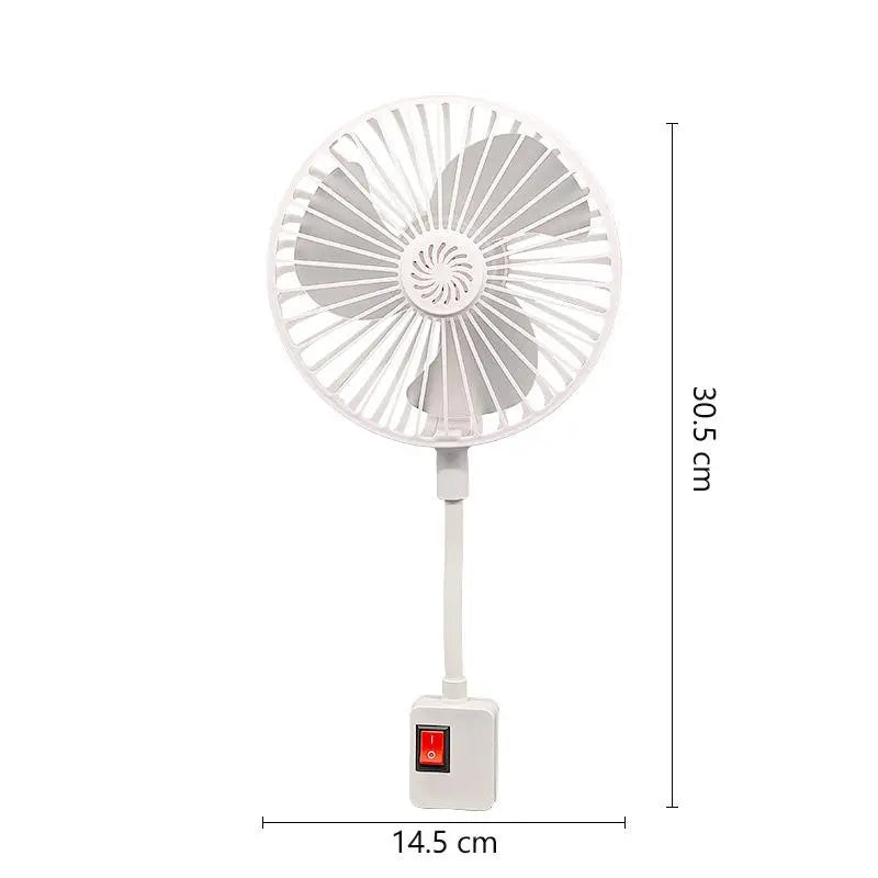 【Summervibes】Portable Home Bedroom Fan with Space for Aromatherapy Tablets, 360-Degree Rotation, Flexible Gooseneck Plug, Energy-Saving Desktop Fan, Suitable for Kitchen, Bathroom, Dormitory, and Office — the Perfect Gift for Summer.