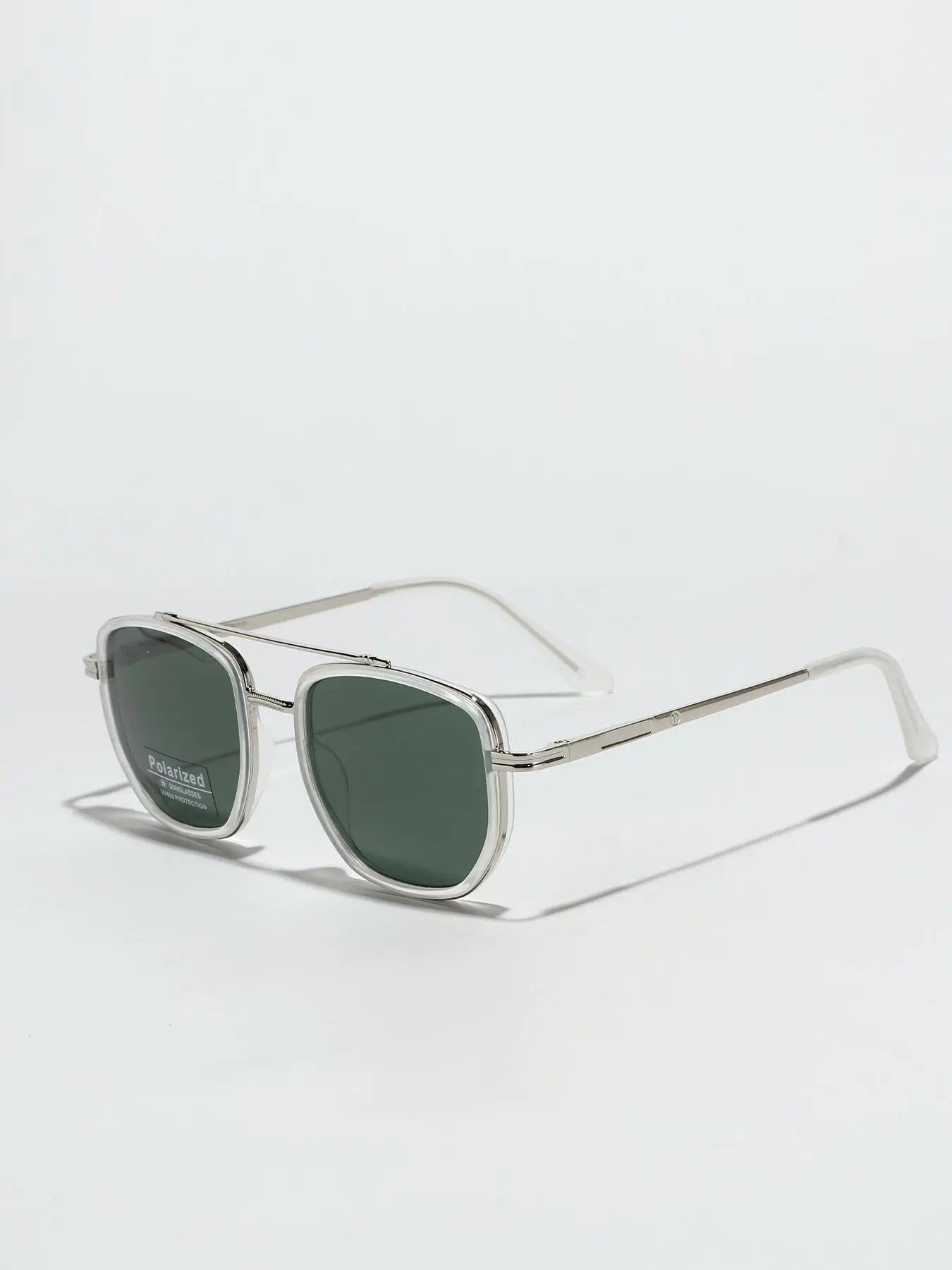 Summer 2025 Simple Polarized Shades Sunglasses for Everyday Use, Summer Geometric Frame Double Beam Fashion Sunglasses, Travel Accessories, National Day Offers