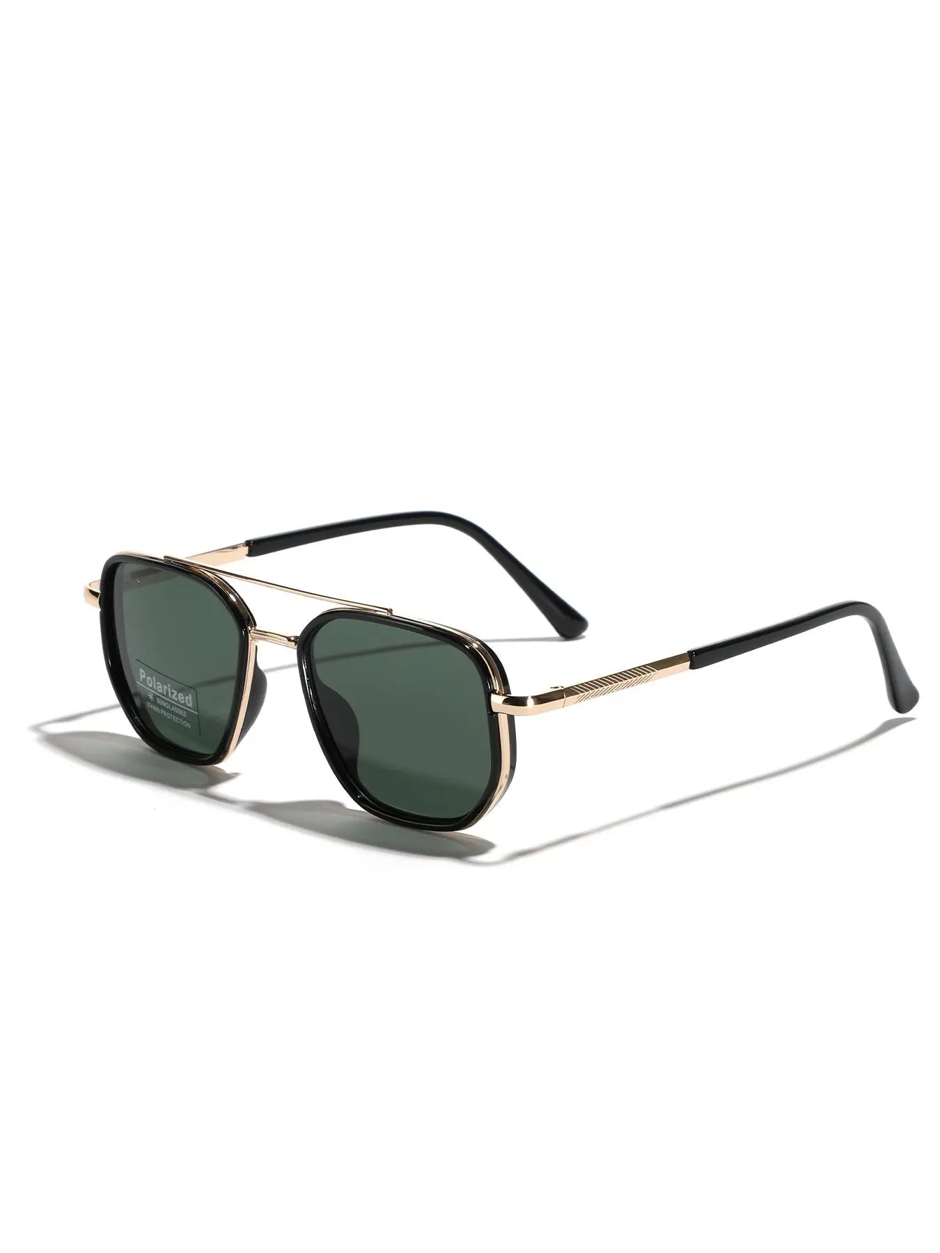 Summer 2025 Simple Polarized Shades Sunglasses for Everyday Use, Summer Geometric Frame Double Beam Fashion Sunglasses, Travel Accessories, National Day Offers
