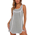 UANEO Womens Summer Athletic Sleeveless Mini Dress Casual Oversized Workout Tennis Dress Sundress Summervibes