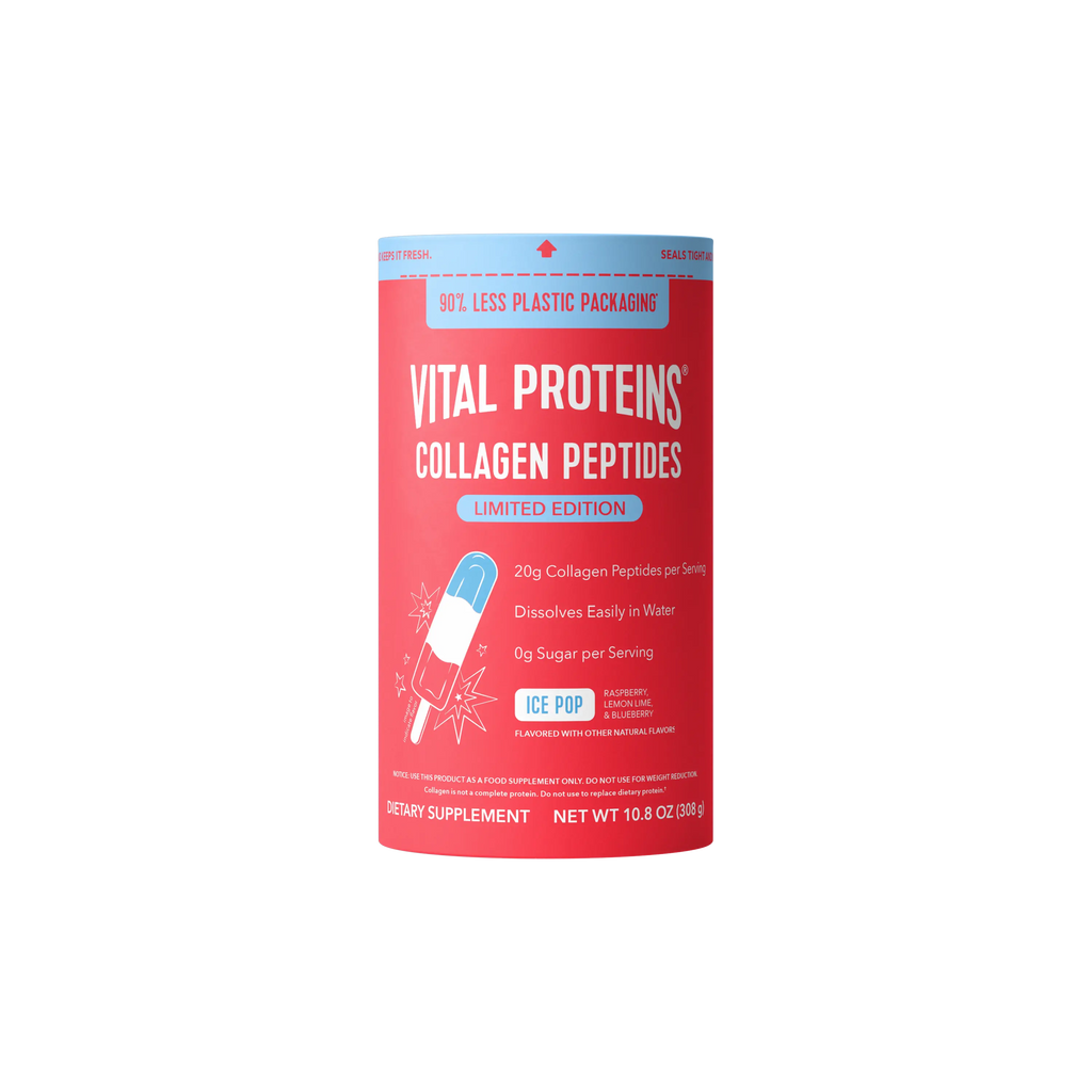 Vital Proteins Collagen Peptides Powder, Promotes Hair, Nail, Skin, Bone and Joint Health, Ice Pop, 10.5 Oz, Pack of 1