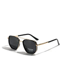 Summer 2025 Simple Polarized Shades Sunglasses for Everyday Use, Summer Geometric Frame Double Beam Fashion Sunglasses, Travel Accessories, National Day Offers