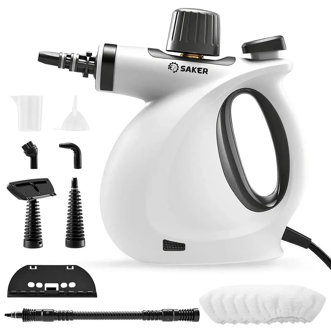 Handheld Steam Cleaner, High-Powered 1050W Multi-Surface Cleaner for Kitchen Bathroom Car Interior, 8-Piece Accessory Kit, Child Lock Safety, Black Friday Deal Cleaning Machines Cleaning Set