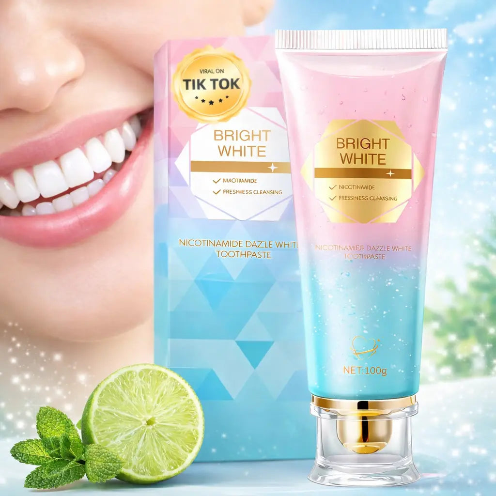 Fluoride Free Toothpaste,Niacinamide Ultra Whitening, Long-Lasting Freshness anti Plaque, Oral Health Management Teeth Whitening Solution