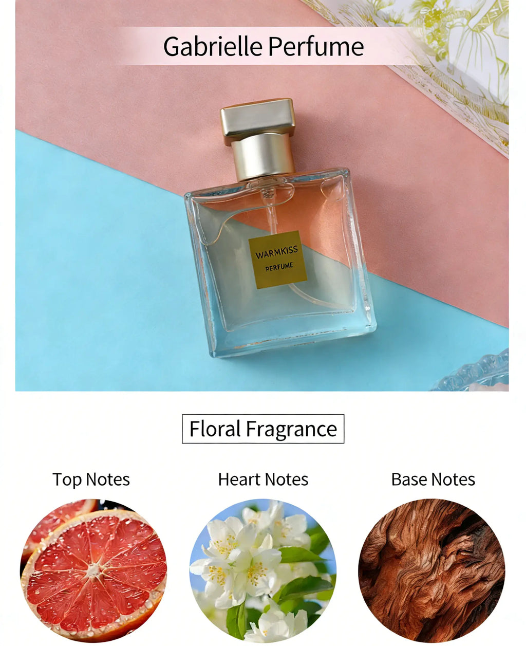 WARMKISS Women'S Perfume Gift Set, 4-Piece Luxuryfragrance Collection, Long-Lasting Eau De Parfum Withfloral & Fresh Notes, Ideal Gift for Her on Birthday,Anniversary, Christmas