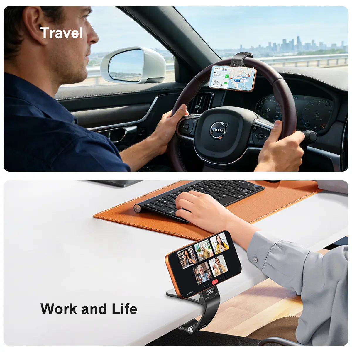 Magnetic Car Phone Mount, Hands Free Cell Phone Holder Clip Car Accessories Fit Iphone 17 16 15 14 13 12 Pro plus Max 95° Adjustable Car Phone Holder for Magsafe Phone Holders
