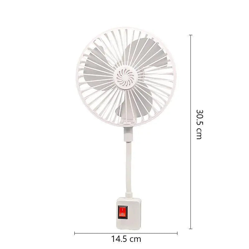 【Summervibes】Portable Home Bedroom Fan with Space for Aromatherapy Tablets, 360-Degree Rotation, Flexible Gooseneck Plug, Energy-Saving Desktop Fan, Suitable for Kitchen, Bathroom, Dormitory, and Office — the Perfect Gift for Summer.