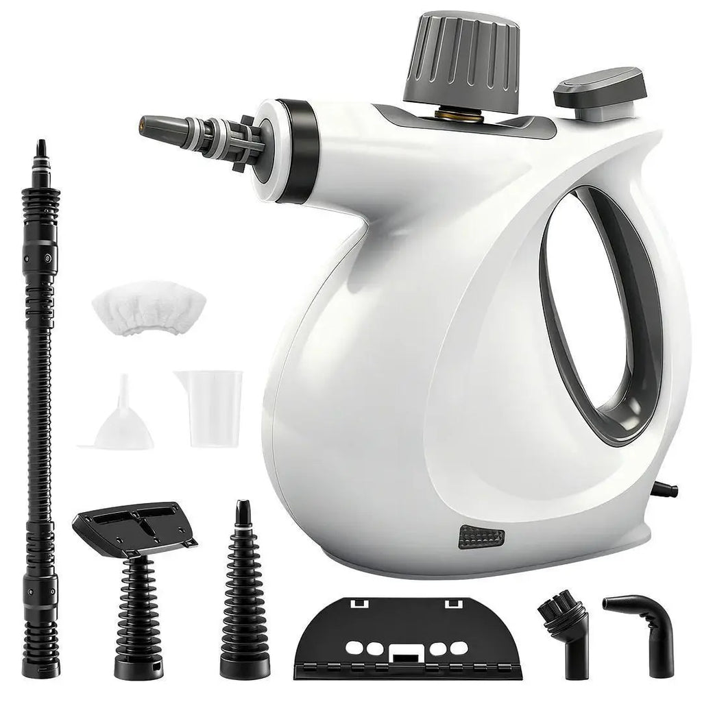 Handheld Steam Cleaner, High-Powered 1050W Multi-Surface Cleaner for Kitchen Bathroom Car Interior, 8-Piece Accessory Kit, Child Lock Safety, Black Friday Deal Cleaning Machines Cleaning Set
