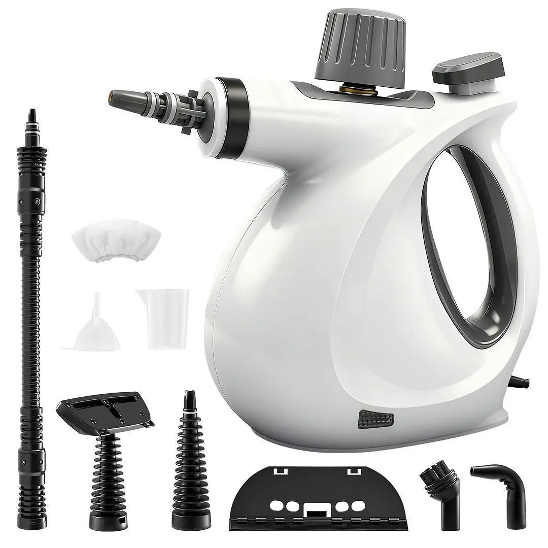 Handheld Steam Cleaner, High-Powered 1050W Multi-Surface Cleaner for Kitchen Bathroom Car Interior, 8-Piece Accessory Kit, Child Lock Safety, Black Friday Deal Cleaning Machines Cleaning Set