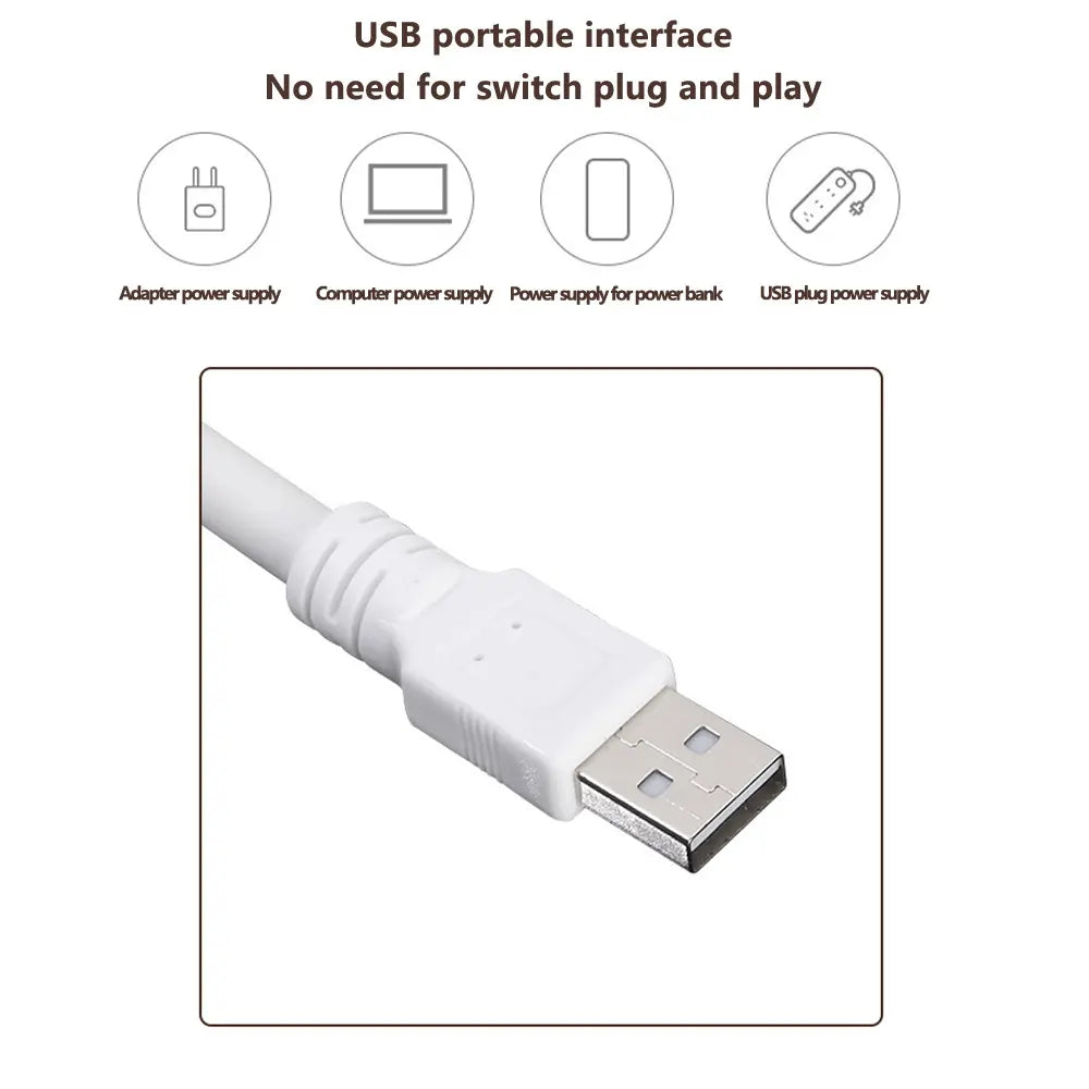 USB Voice Smart LED Night Light, Voice Activated, Dimmable & Color Changing, Usb-Powered Portable Nightlight for Bedroom, Hallway, Stairway, Desk, 1 Pack