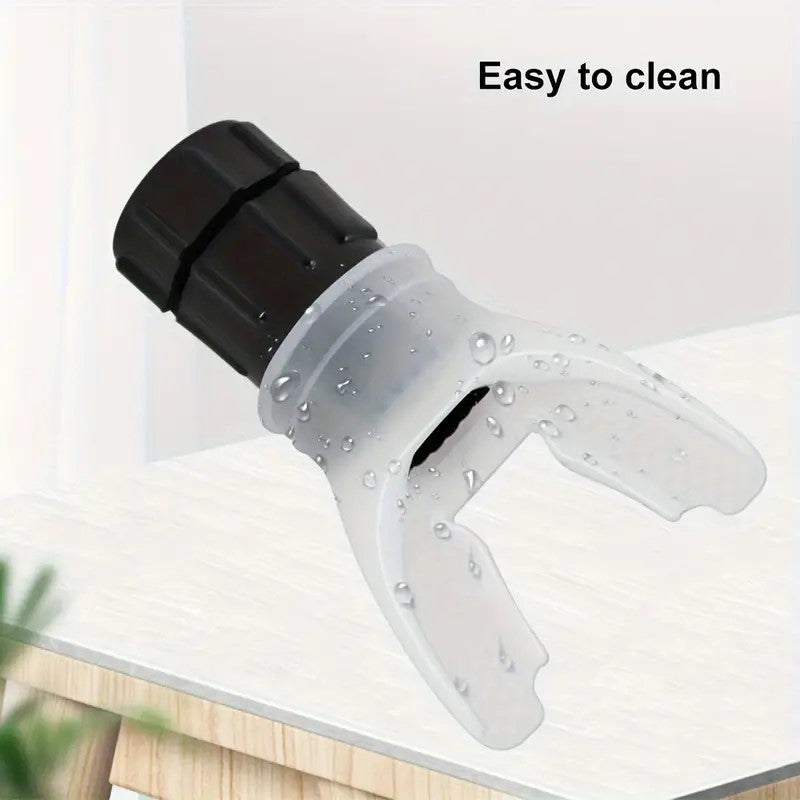 Breathing Exercise Device For Lungs, Breathing Exerciser Trainer, Deep Breathing Lung Exerciser Device, Adjust Resistance Improve Lung Capacity Handheld Lung Expansion Training Tool